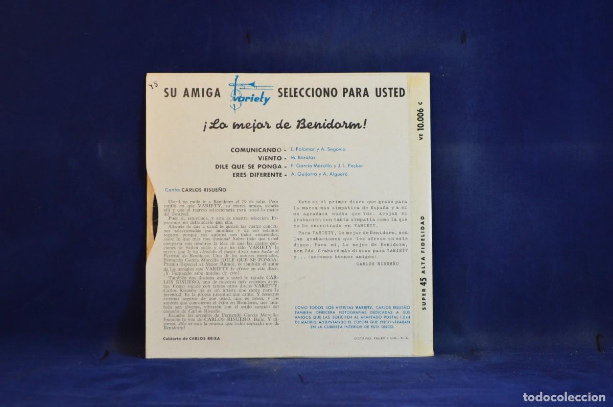 Discos de vinilo: BENIDORM 1960 - DILE QUE SE PONGA - + 3 EP - Foto 2