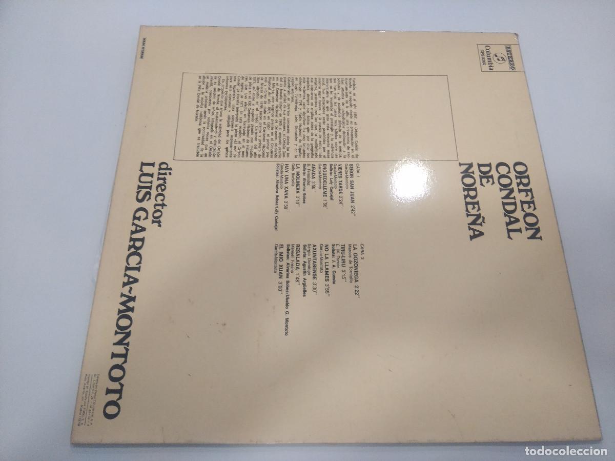 Discos de vinilo: ORFEON CONDAL DE NORE&Ntilde;A/VINILO. - Foto 3