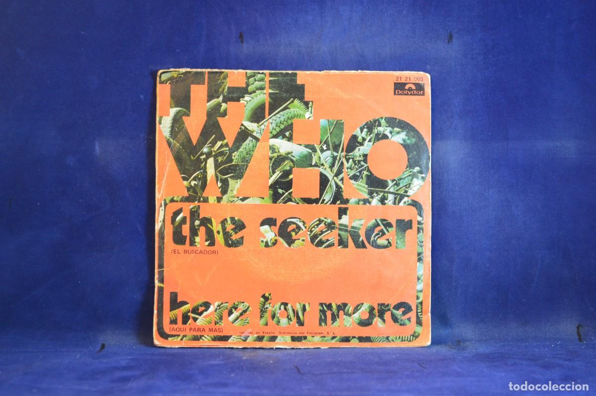 Discos de vinilo: THE WHO &ndash; THE SEEKER - SINGLE - Foto 2