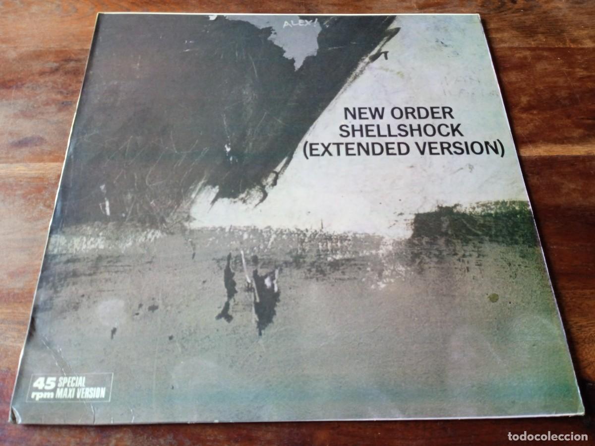 Discos de vinilo: New Order - Shell-Shock - Maxisingle original AM records 1986 - Foto 1