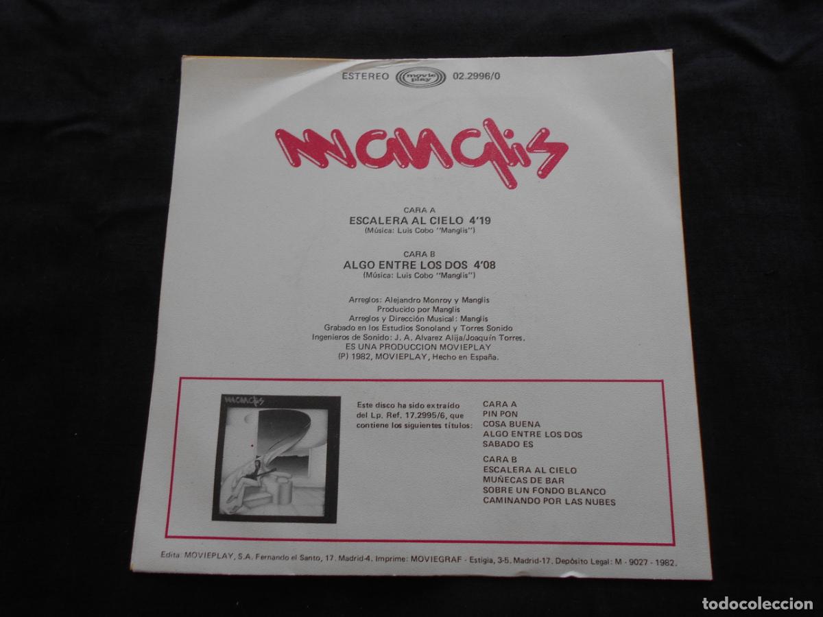 Discos de vinilo: MANGLIS // ESCALERA AL CIELO + 1 - Foto 2