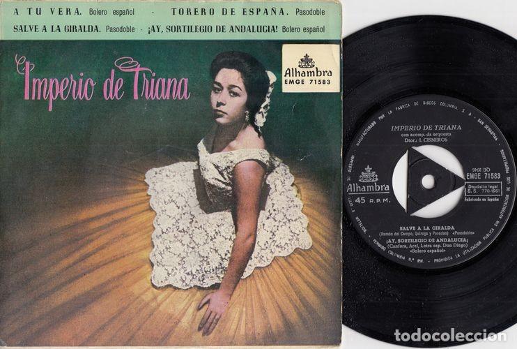 Discos de vinilo: IMPERIO DE TRIANA - A TU VERA - EP DE VINILO - C-14 - Foto 1