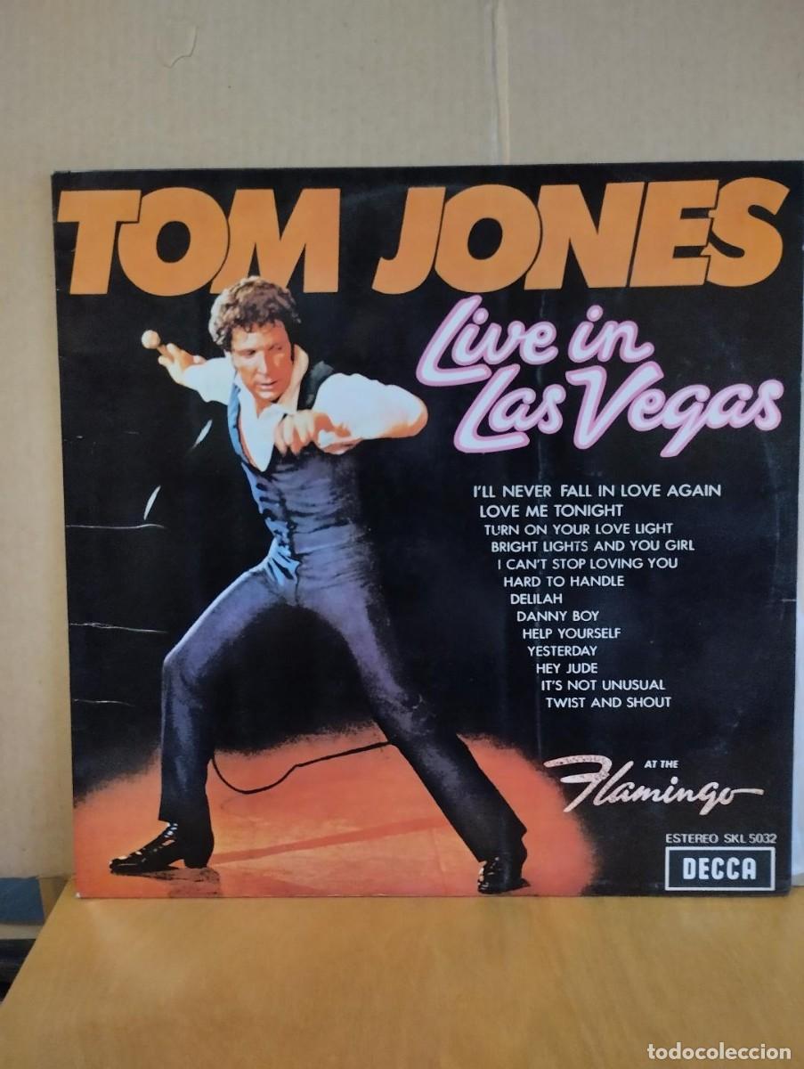 Discos de vinilo: TOM JONES ---- LIVE IN LAS VEGAS - Foto 1