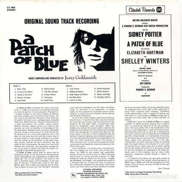 Discos de vinilo: Jerry Goldsmith &ndash; A Patch Of Blue - Foto 2