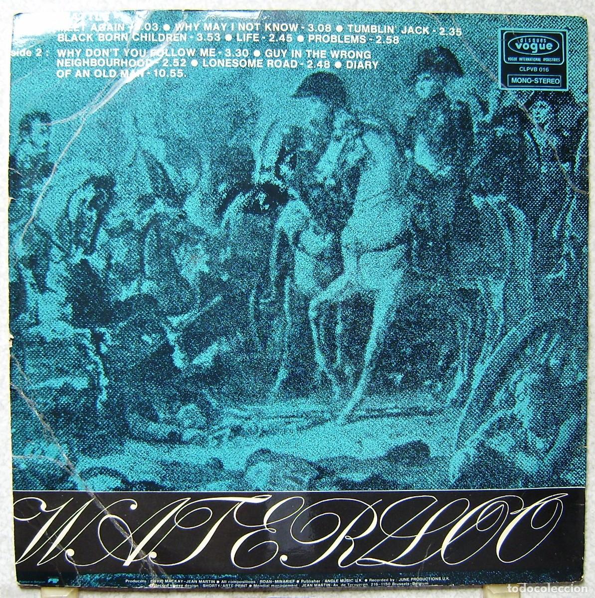 Discos de vinilo: WATERLOO.FIRST BATTLE..1&ordf; EDICION ...JOYA...JAZZ-ROCK PROGRESIVO BELGA - Foto 2