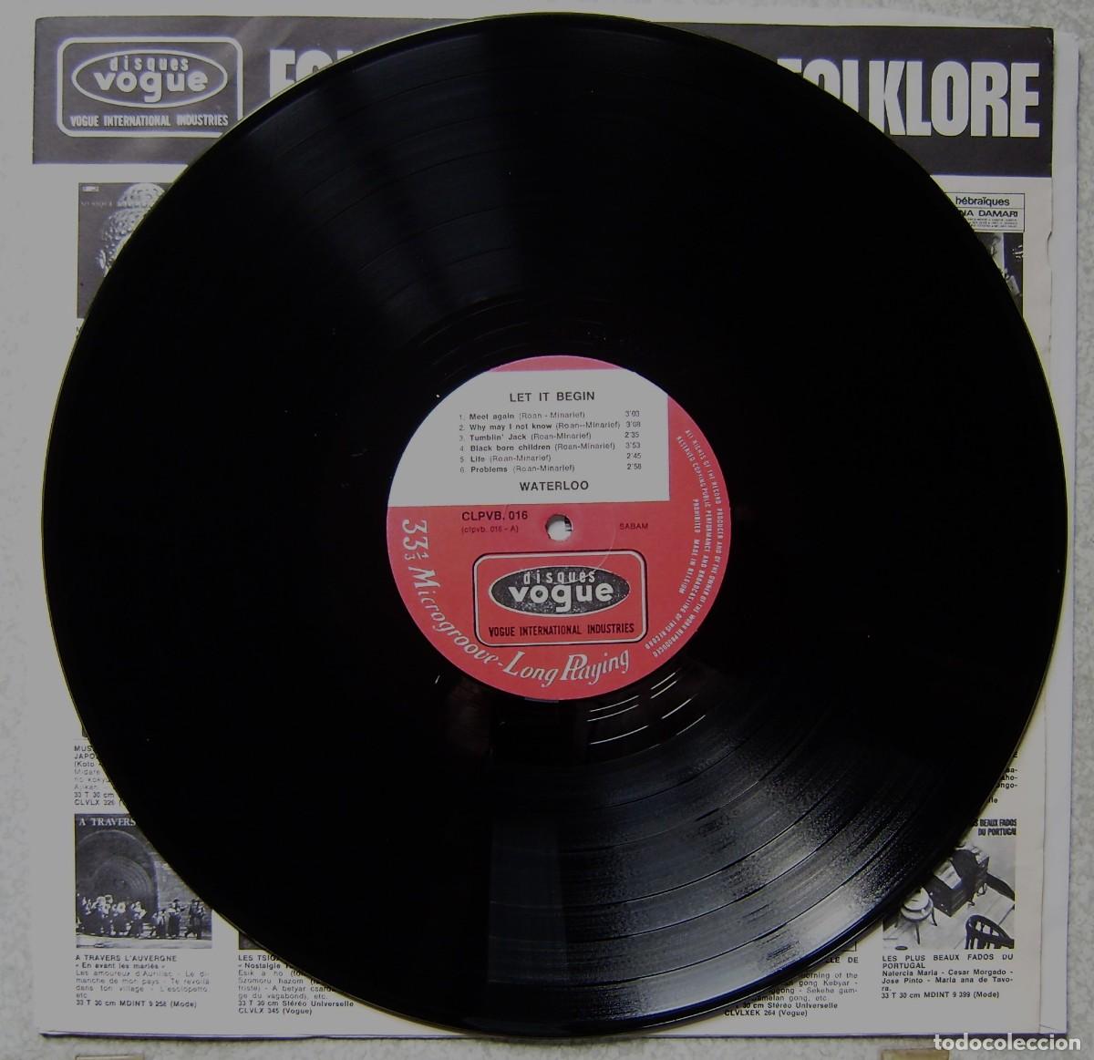 Discos de vinilo: WATERLOO.FIRST BATTLE..1&ordf; EDICION ...JOYA...JAZZ-ROCK PROGRESIVO BELGA - Foto 3