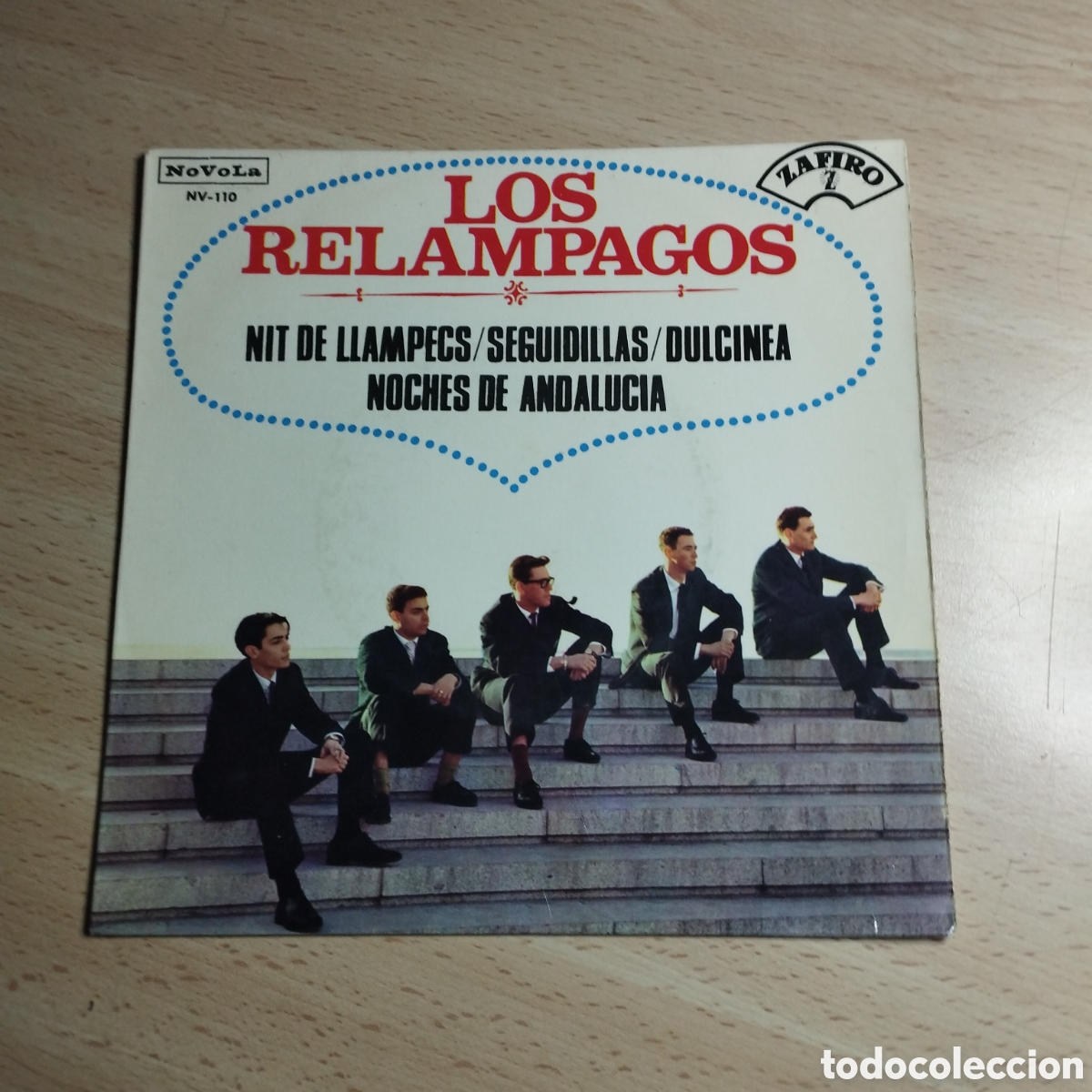 Discos de vinilo: EP 7&rdquo; Los Rel&aacute;mpagos 1965 Nit de llampecs + 3. - Foto 1