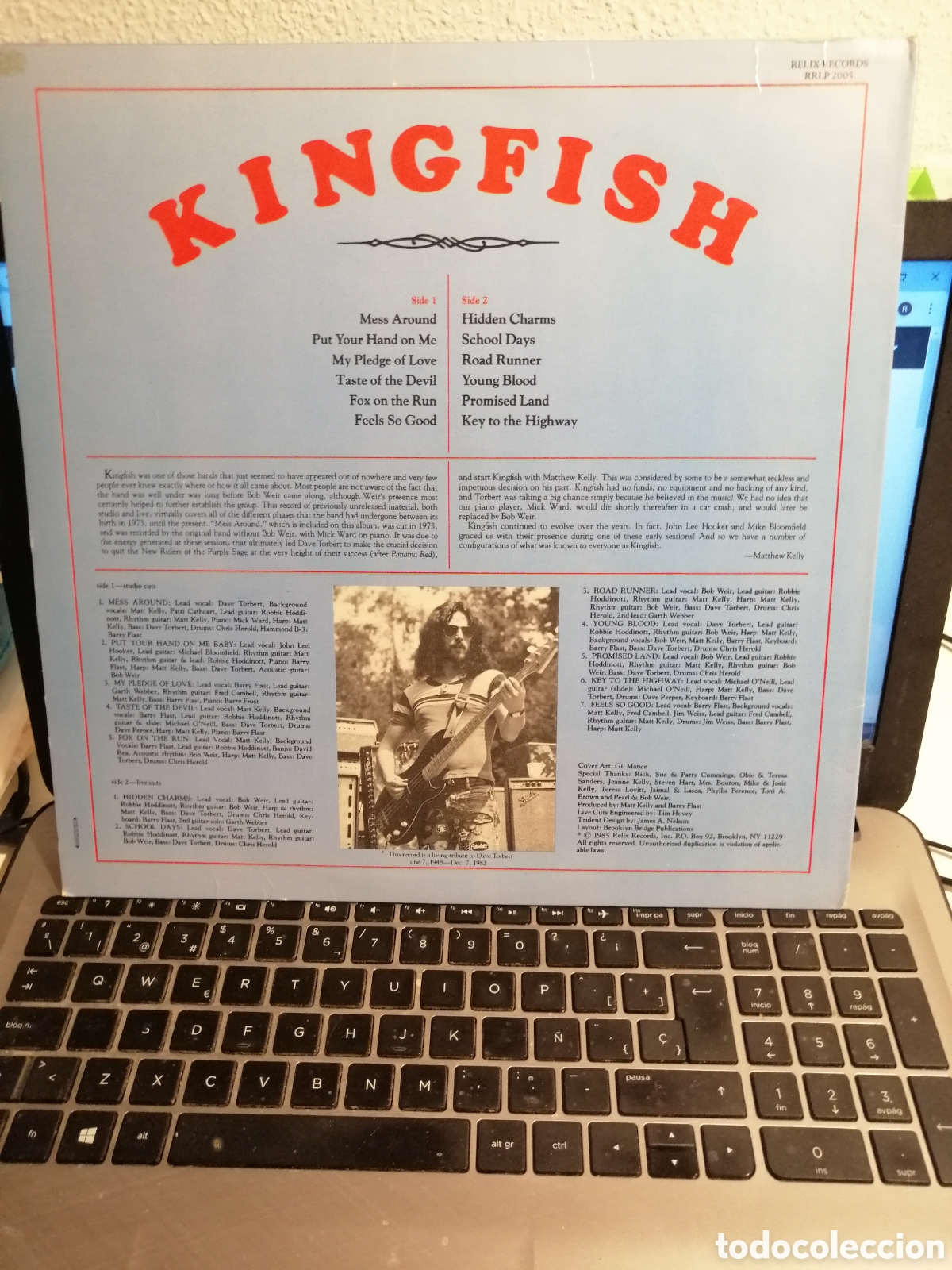 Discos de vinilo: Kingfish - Kingfish (EEUU 1985) - Foto 2