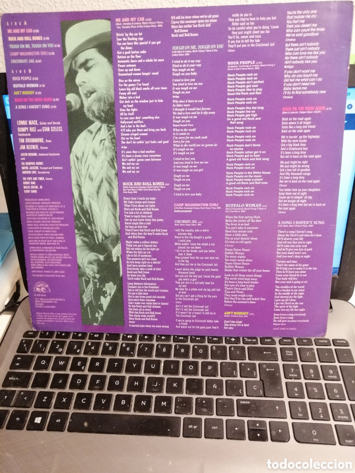 Discos de vinilo: Lonnie Mack - Second sight (EEUU) - Foto 2