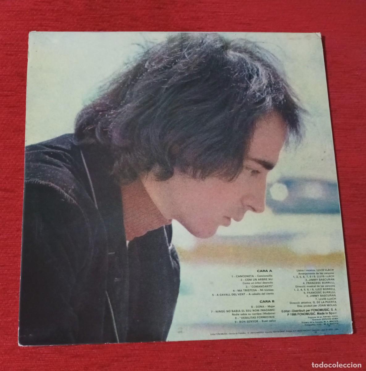 Discos de vinilo: LLUIS LLACH - COM UN ARBRE NU - LP - Foto 2