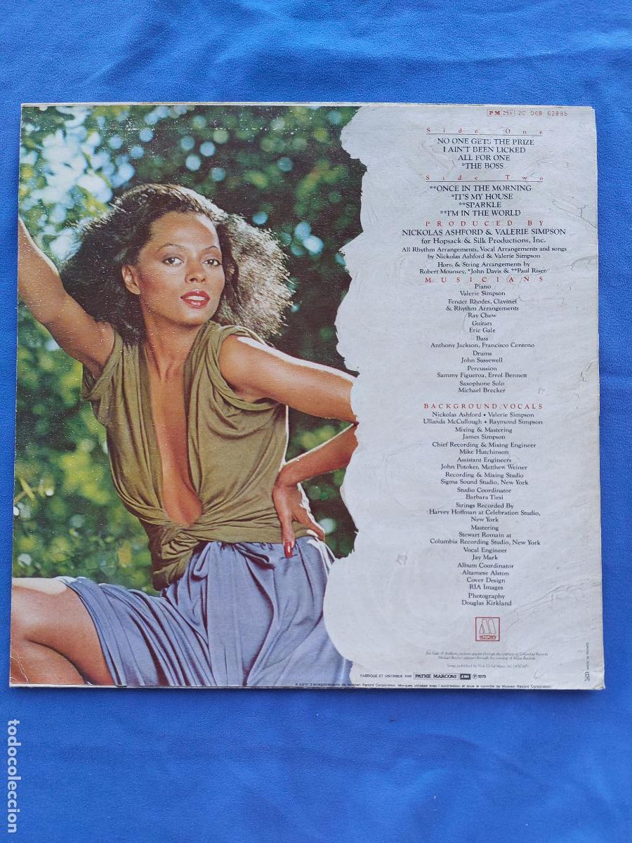 Discos de vinilo: DIANA ROSS - THE BOSS - Foto 3