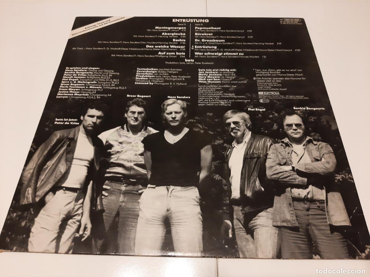 Discos de vinilo: BOTS -ENTR&Uuml;STUNG- (1981) LP DISCO VINILO - Foto 2