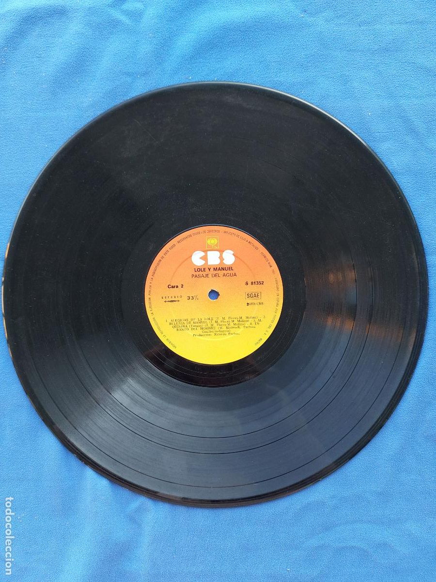 Discos de vinilo: LOLE Y MANUEL - PASAJE DEL AGUA - Foto 3