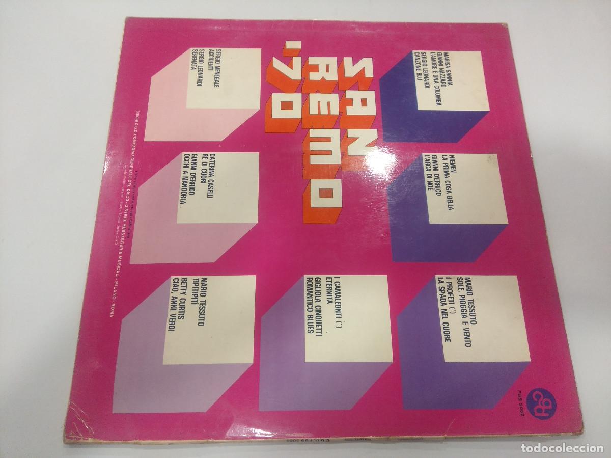 Discos de vinilo: SANREMO 70/VINILO GATEFOLD. - Foto 4