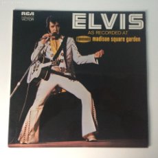 Discos de vinilo: ELVIS PRESLEY – ELVIS AS RECORDED AT MADISON SQUARE GARDEN , USA 1972 RCA