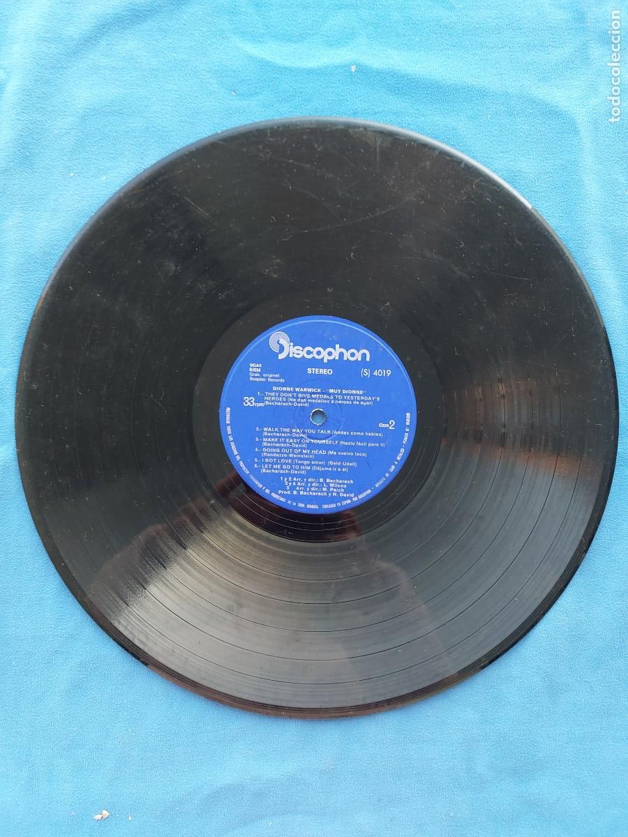 Discos de vinilo: DIONNE WAREICK - VERY DIONNE - Foto 3