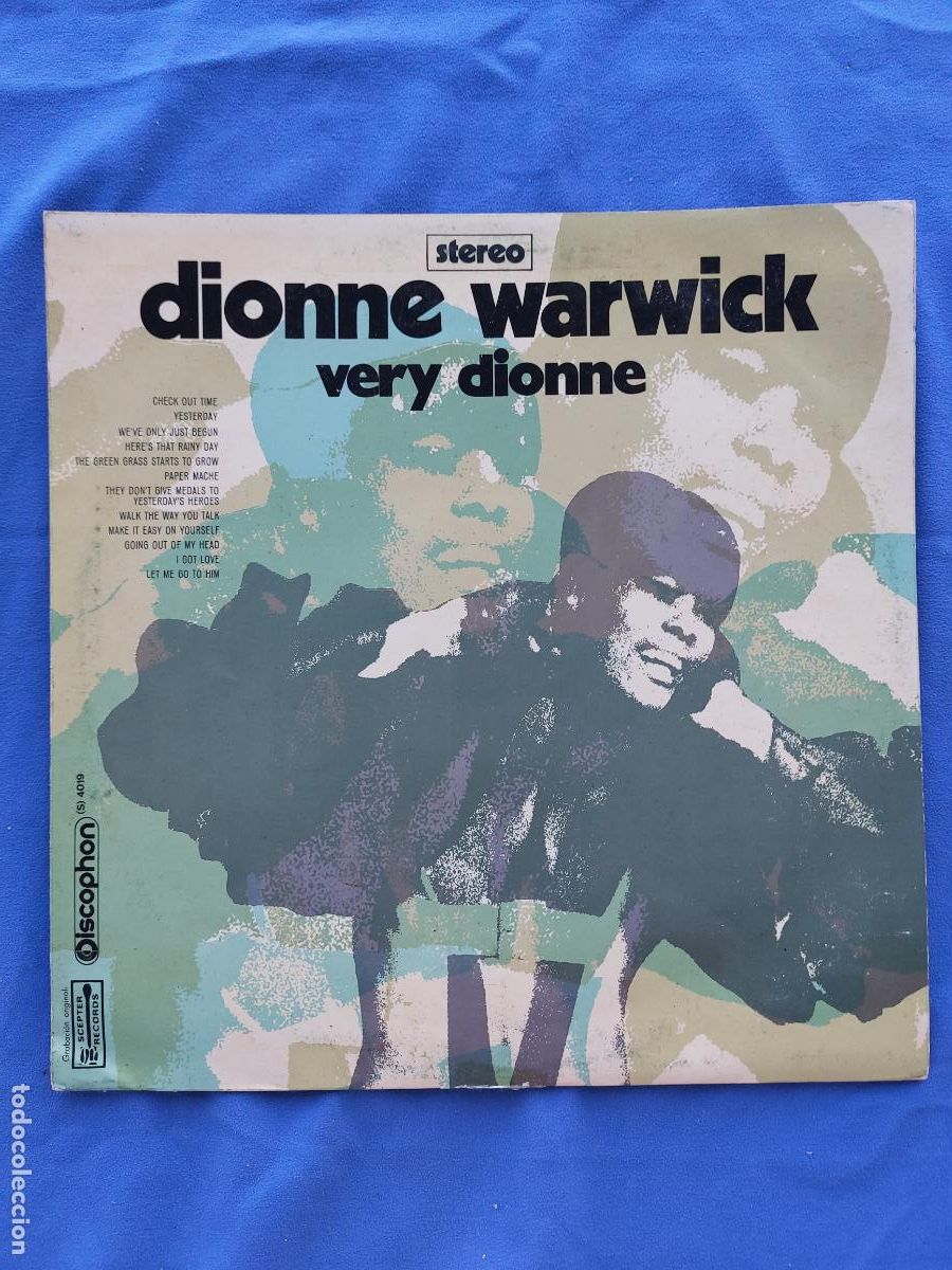 Discos de vinilo: DIONNE WAREICK - VERY DIONNE - Foto 1