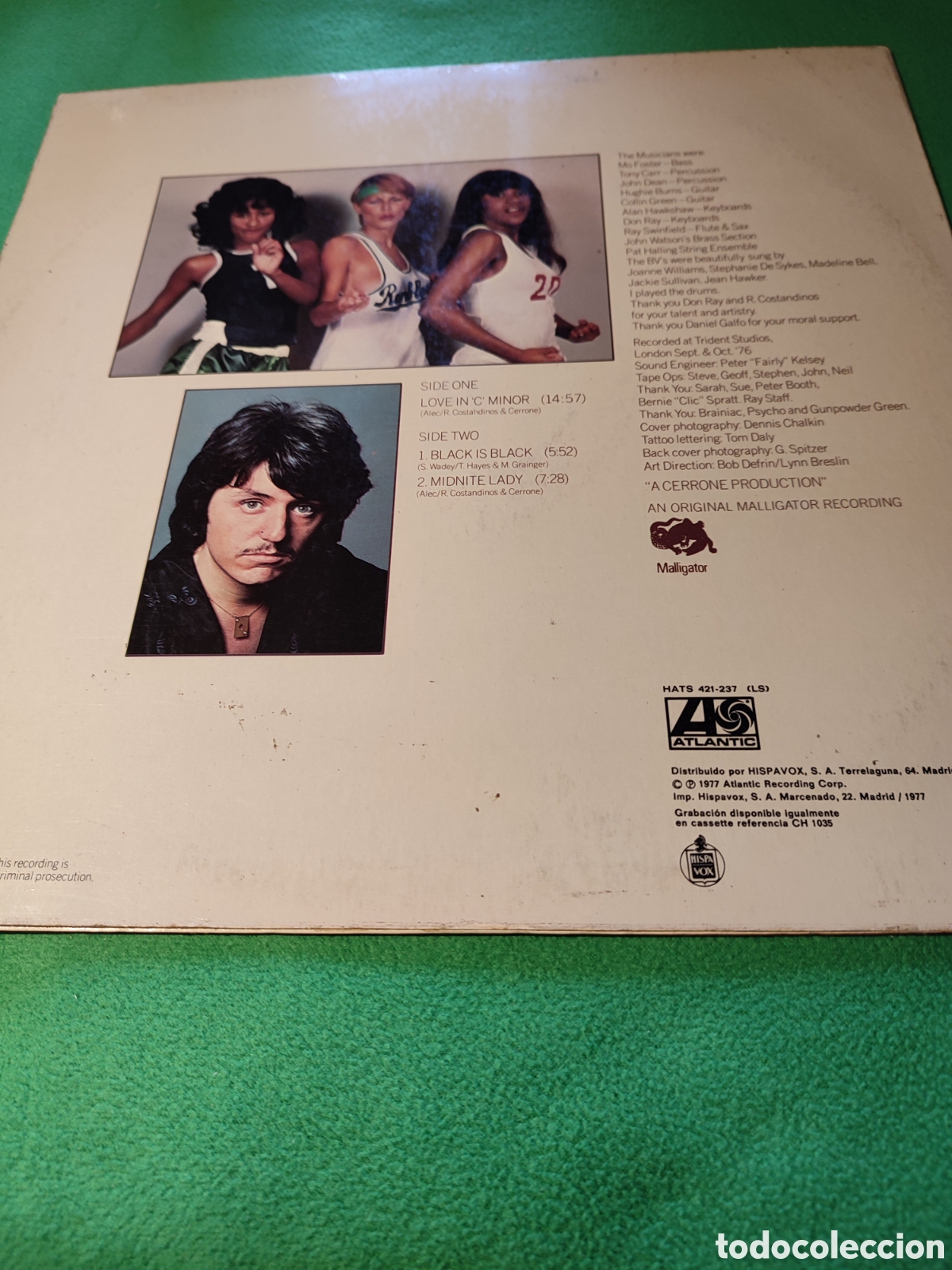 Discos de vinilo: Cerrone - Amor en Do menor - Foto 2