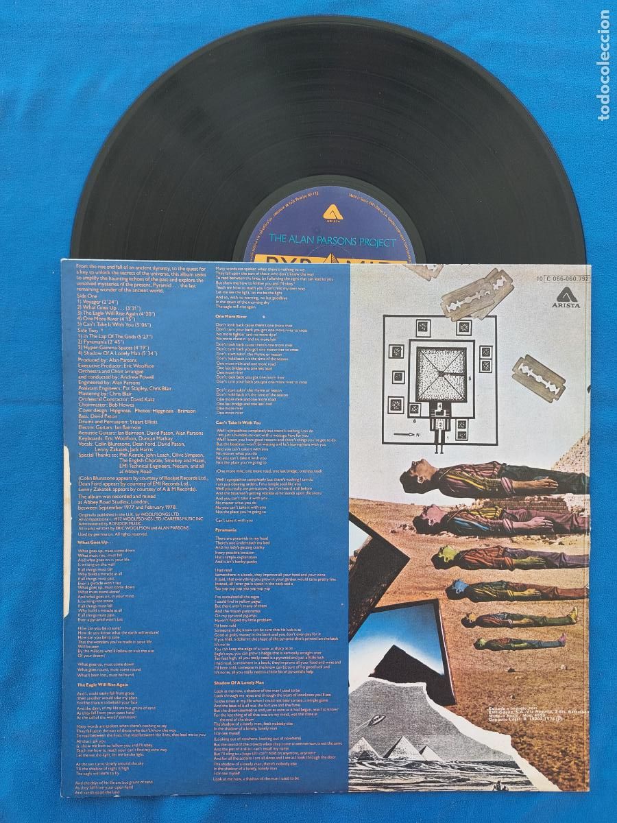 Discos de vinilo: THE ALAN PARSONS PROJECT - PYRAMID - Foto 3