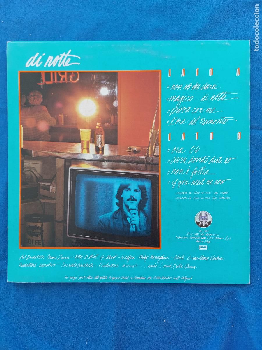 Discos de vinilo: ALAN SORRENTI - DI NOTTE - Foto 4