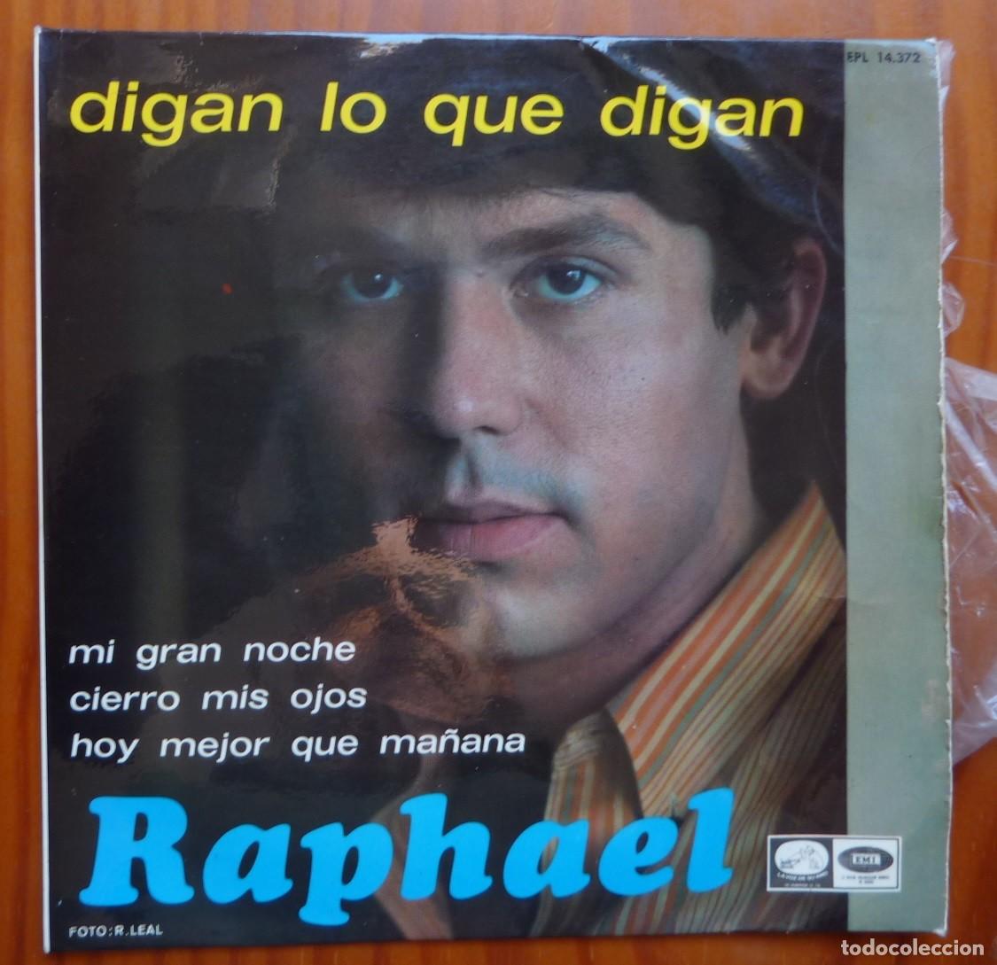 Discos de vinilo: RAPHAEL / DIGAN LO QUE DIGAN+3 / 1967 / EP - Foto 1