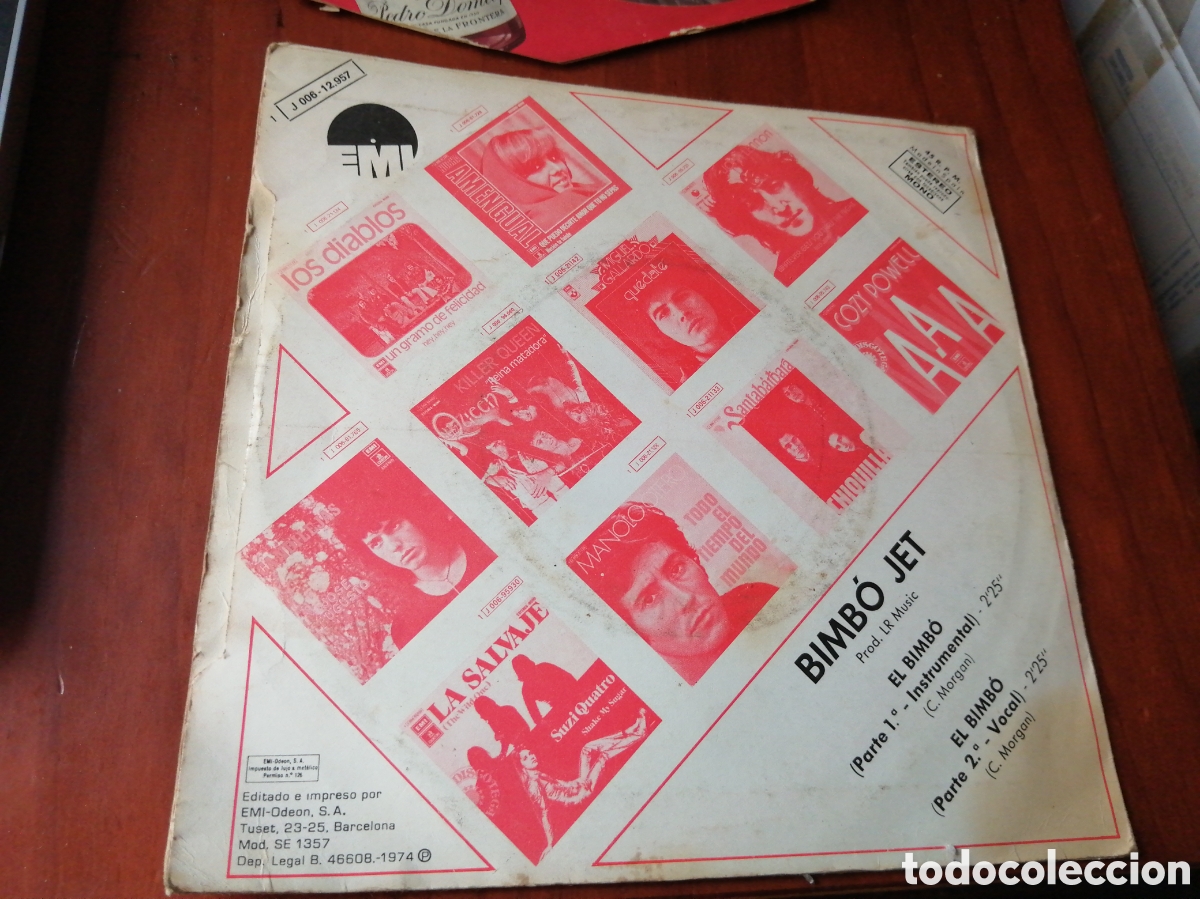 Discos de vinilo: SINGLE 7&rdquo; VINILO DISCO EL BIMBO JET - Foto 2