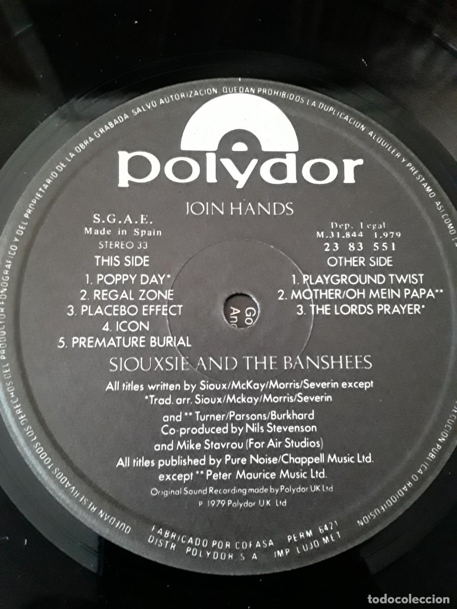 Discos de vinilo: Siouxsie And The Banshees &lrm;&ndash; Join Hands - lp edic. spain gatefold - Foto 4