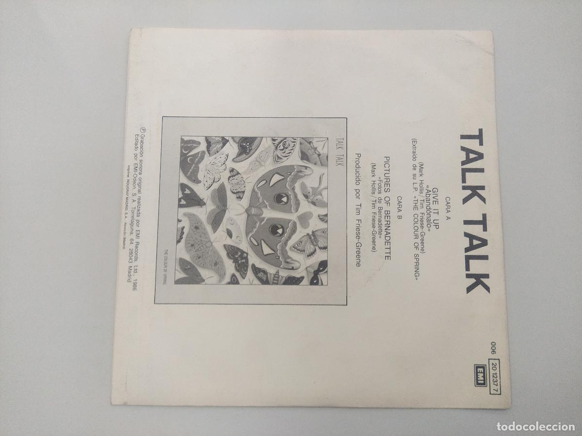 Discos de vinilo: TALK TALK/GIVE IT UP/SINGLE. - Foto 3