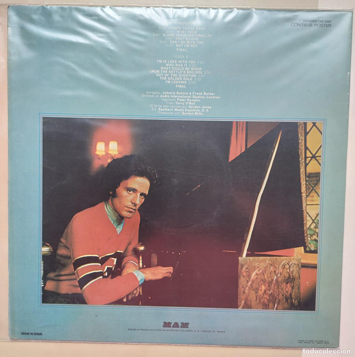 Discos de vinilo: GILBERT OSULLIVAN &rdquo;BACK TO FRONT&rdquo; (38/72/2). - Foto 2