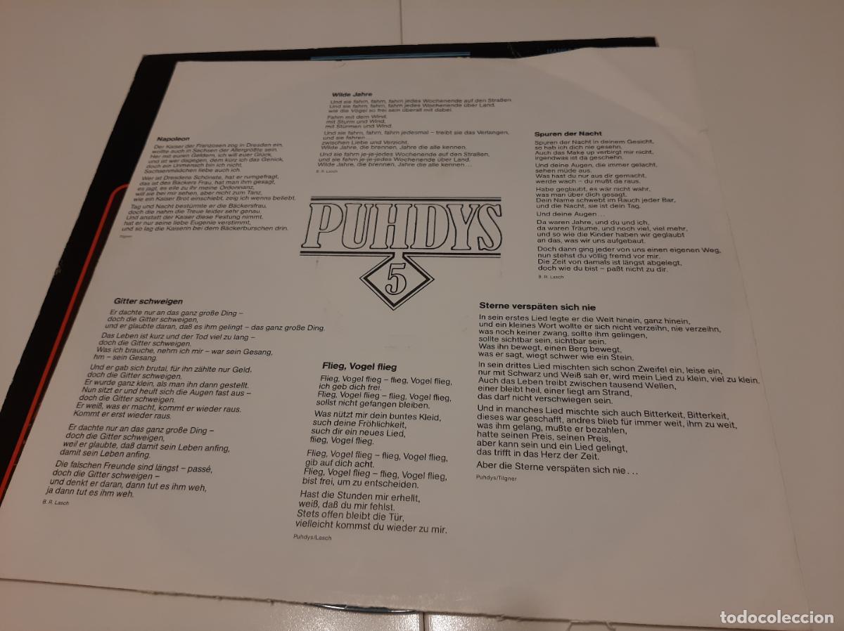 Discos de vinilo: PUHDYS -PUHDYS 5- (1978) LP DISCO VINILO - Foto 6