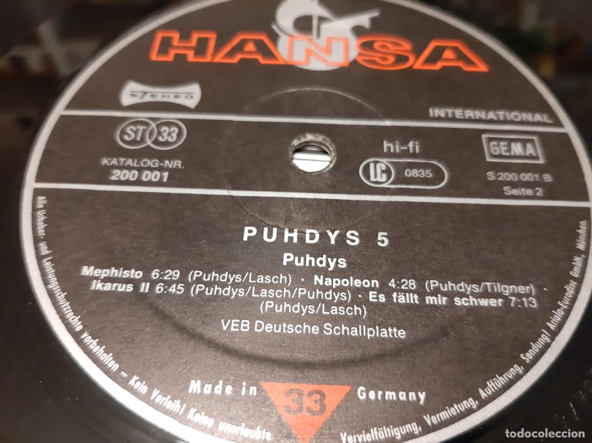 Discos de vinilo: PUHDYS -PUHDYS 5- (1978) LP DISCO VINILO - Foto 8