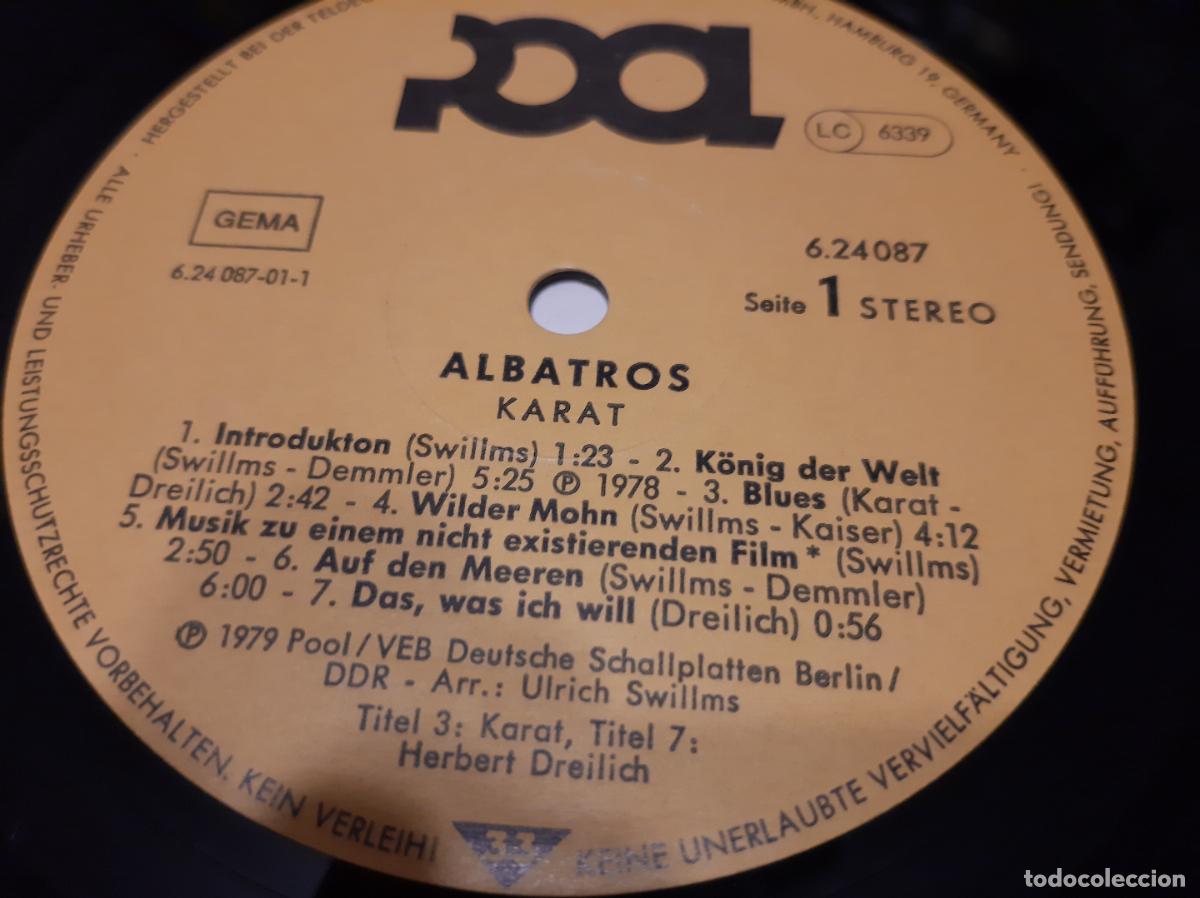 Discos de vinilo: KARAT -ALBATROS- (1979) LP DISCO VINILO - Foto 8