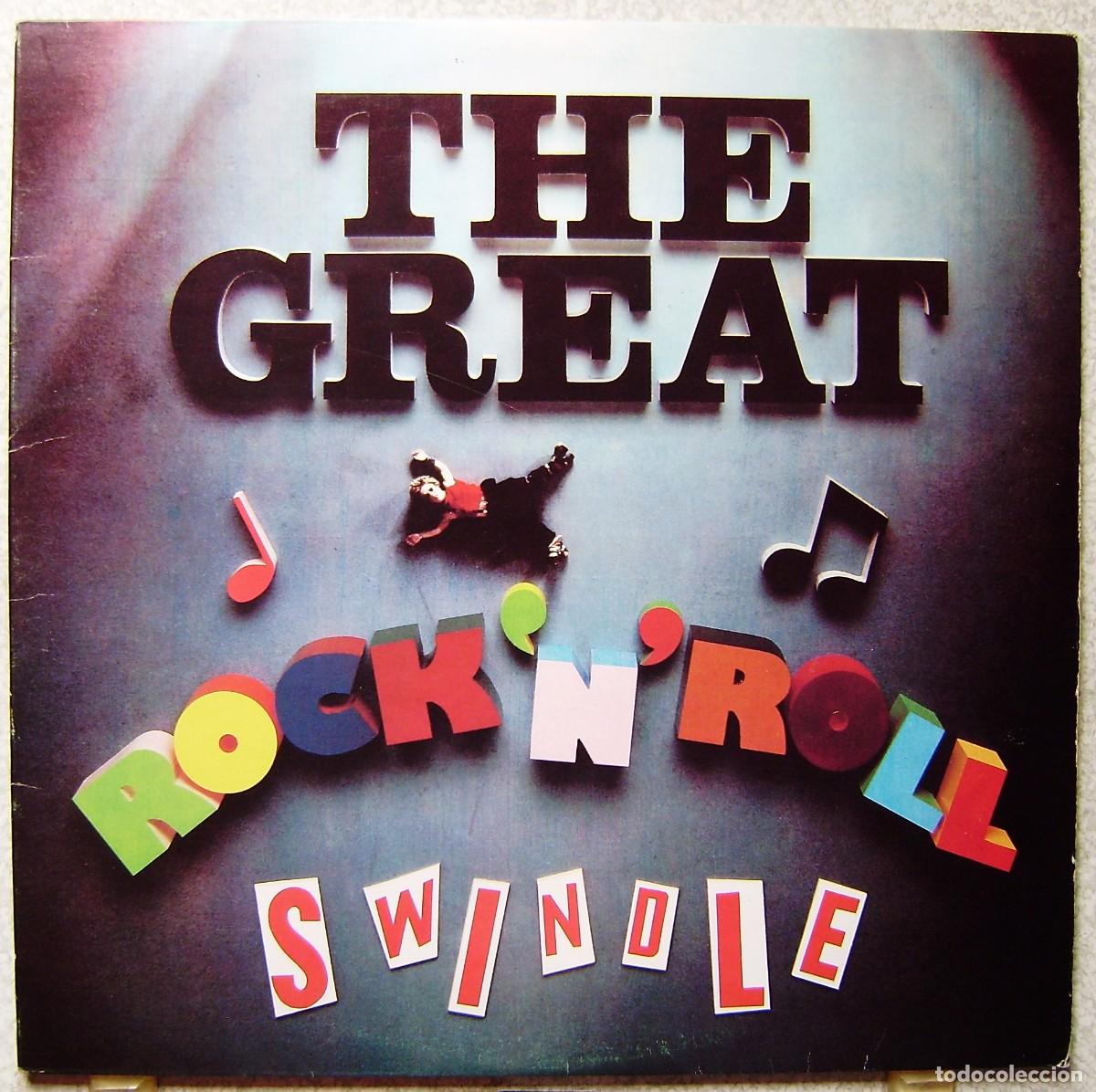 Discos de vinilo: SEX PISTOLS.THE GREAT ROCK&acute;N&acute;ROLL SWINDLE...DOBLE LP...EX