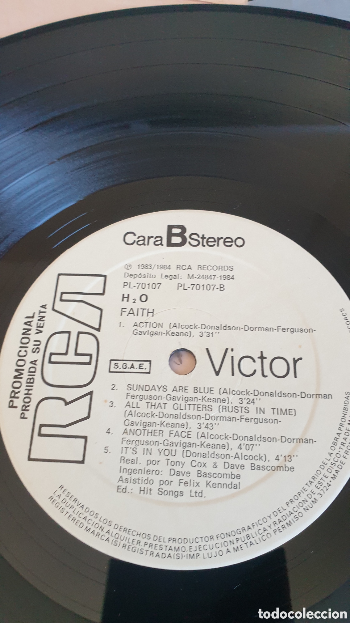 Discos de vinilo: H2O - Faith. Promocional - Foto 4