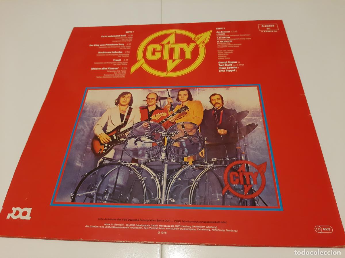 Discos de vinilo: CITY -CITY- LP DISCO VINILO - Foto 3