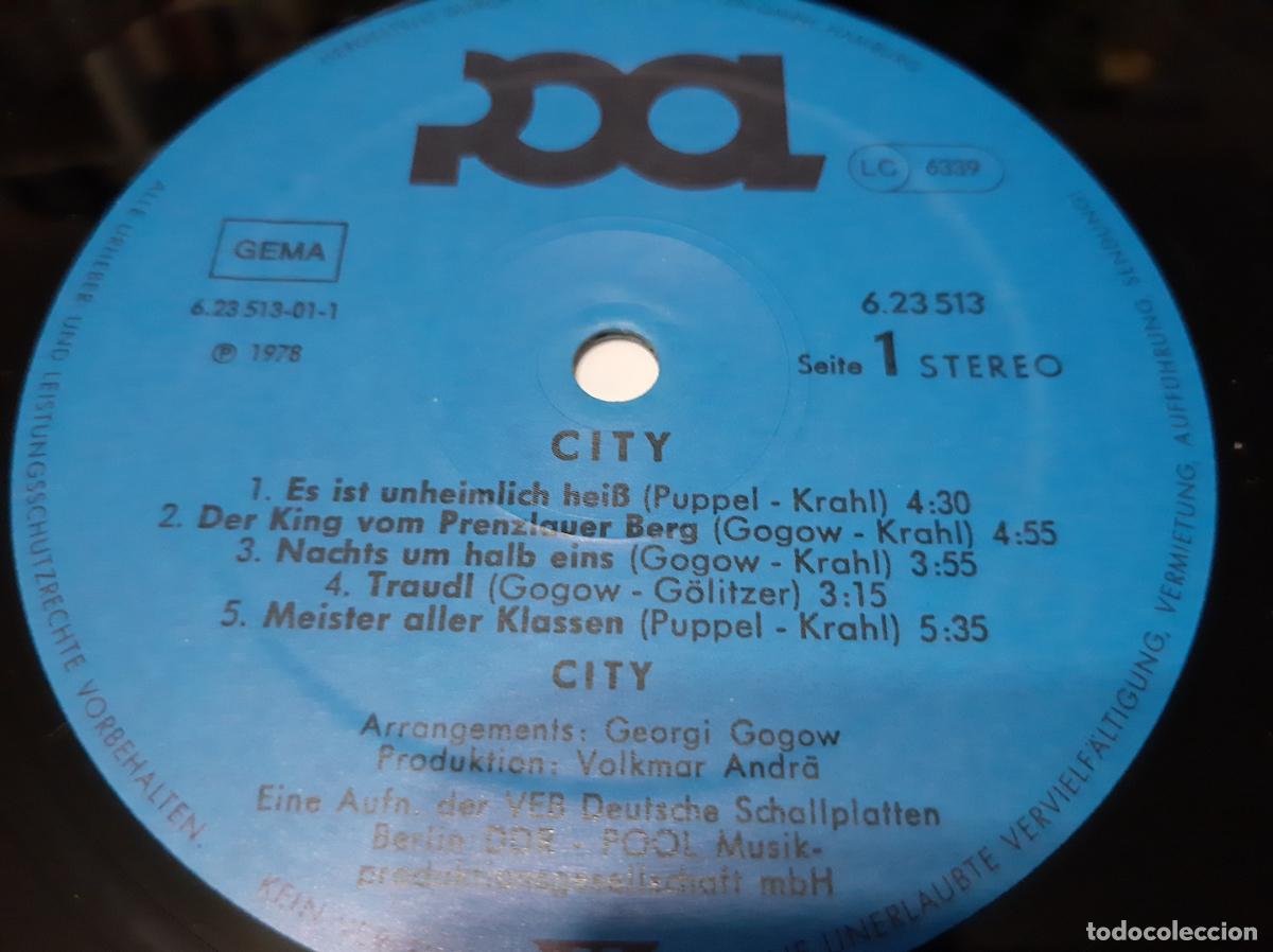 Discos de vinilo: CITY -CITY- LP DISCO VINILO - Foto 8