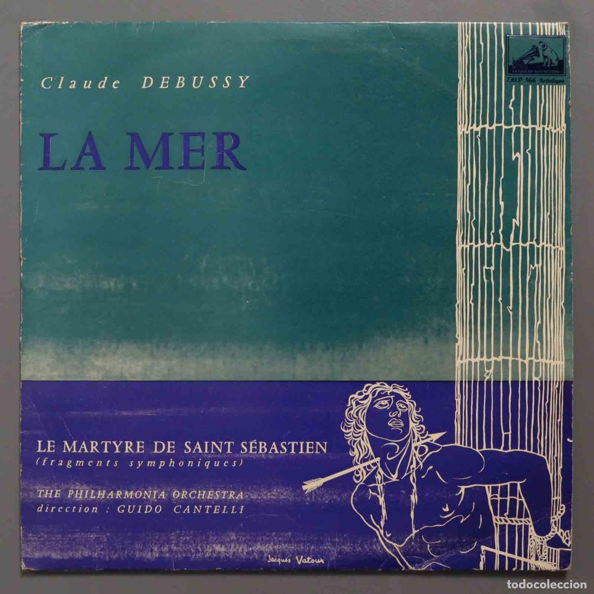Discos de vinilo: LP. LA MER. DEBUSSY. CANTELLI - Foto 1