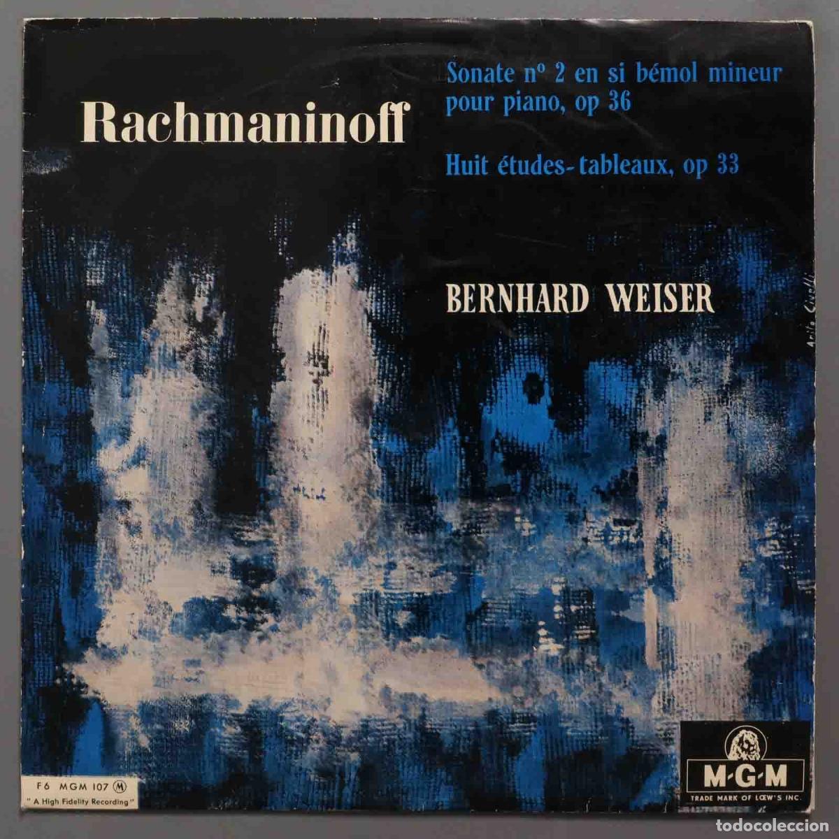Discos de vinilo: LP. RACHMANINOFF. OP 36 33. WEISER - Foto 1