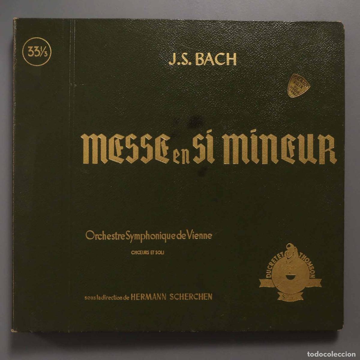 Discos de vinilo: LP. Scherchen Js bach messe en si mineur - Foto 1