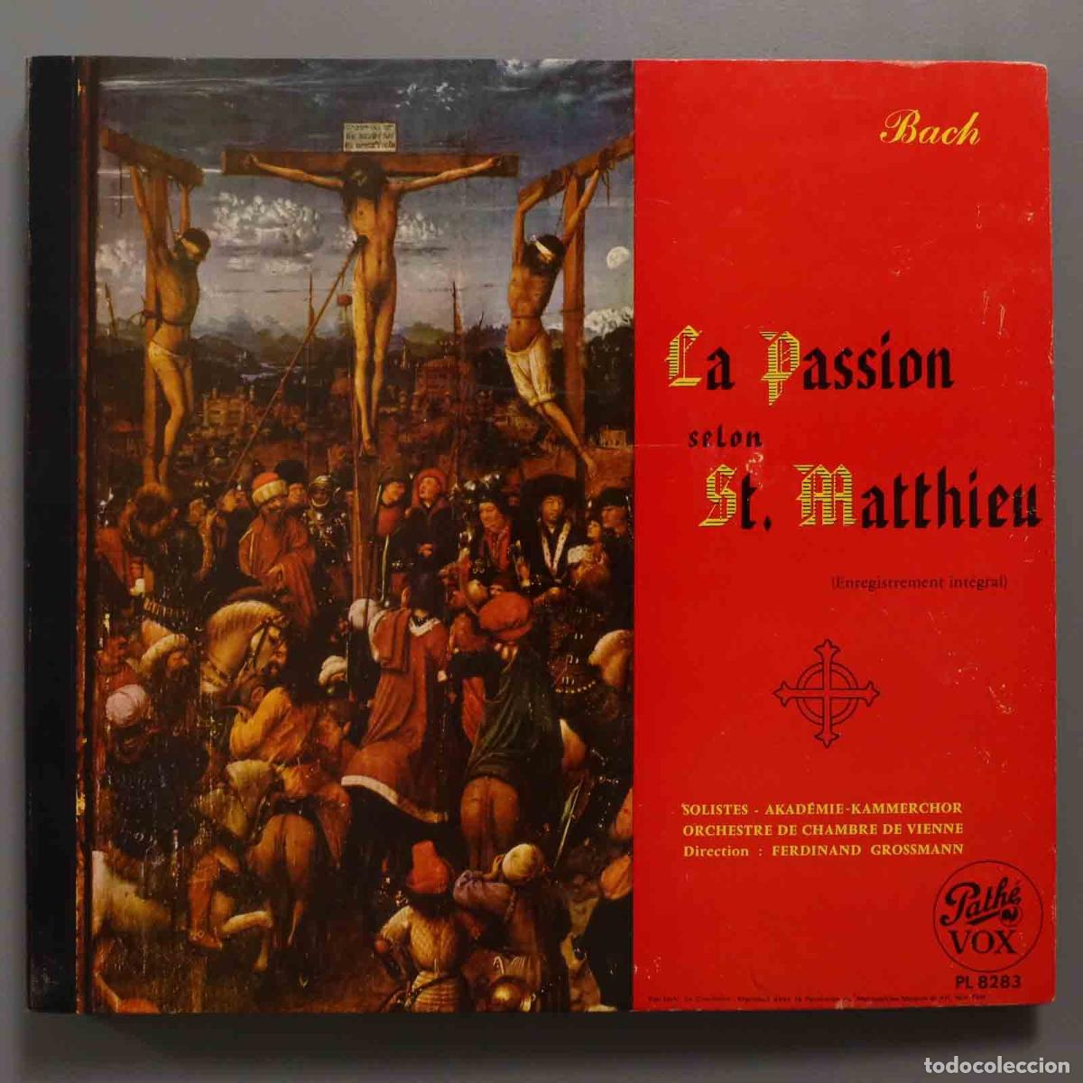 Vinyl-Schallplatten: LP. Bach - Ferdinand Grossmann, Wiener Kammerorchester, Akademie Kammerchor &lrm;&ndash; St Matthew Passion