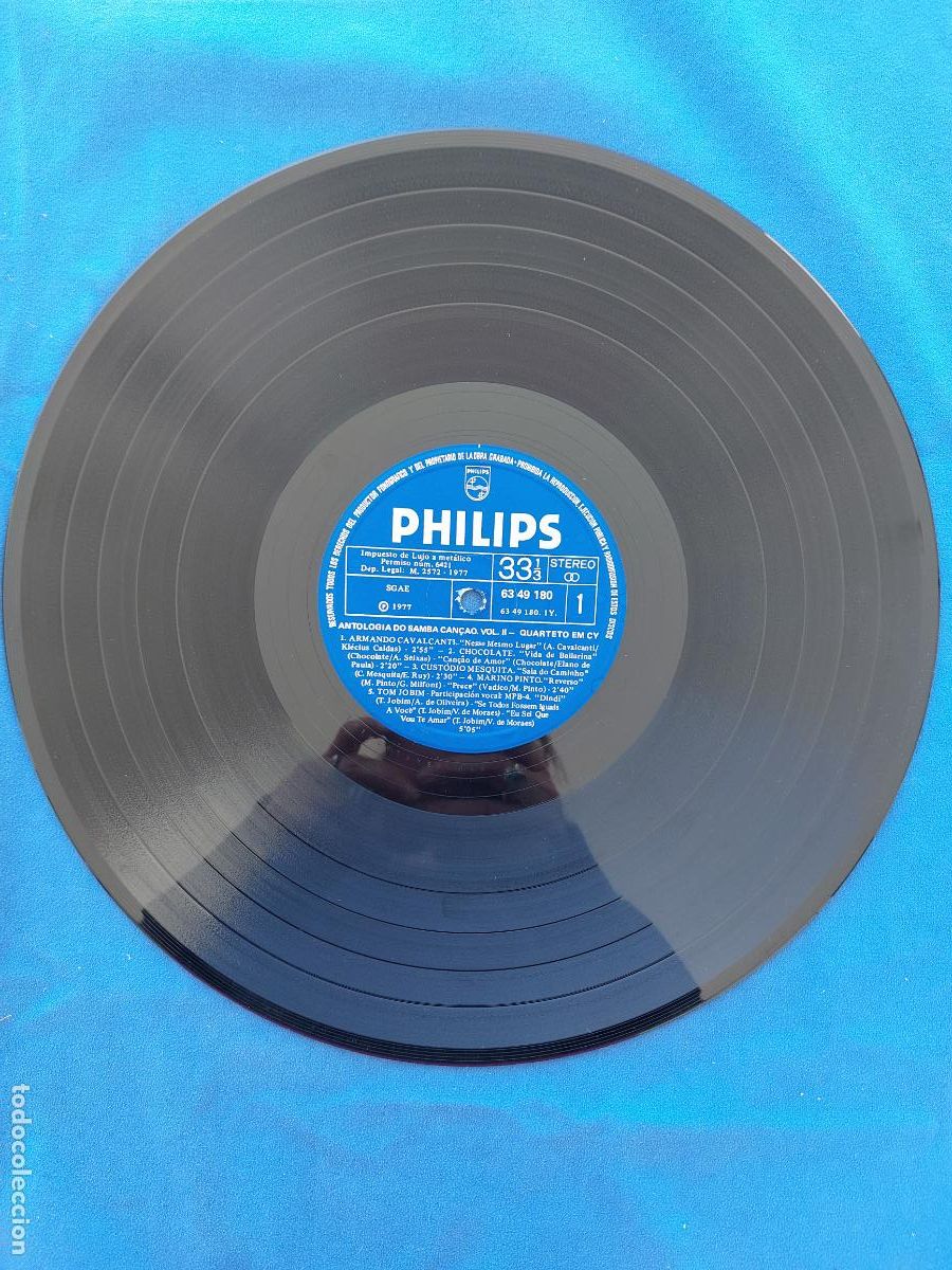 Discos de vinilo: QUARTETO EM CY - ANTOLOGIA DO SAMBA CAN&Ccedil;AO - Foto 2