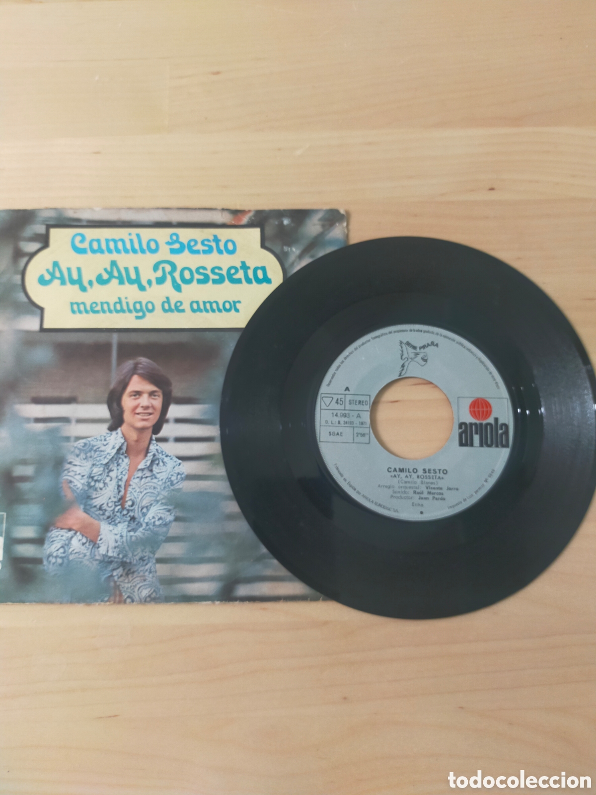 Discos de vinilo: Vinilo single Camilo Sesto - Foto 3