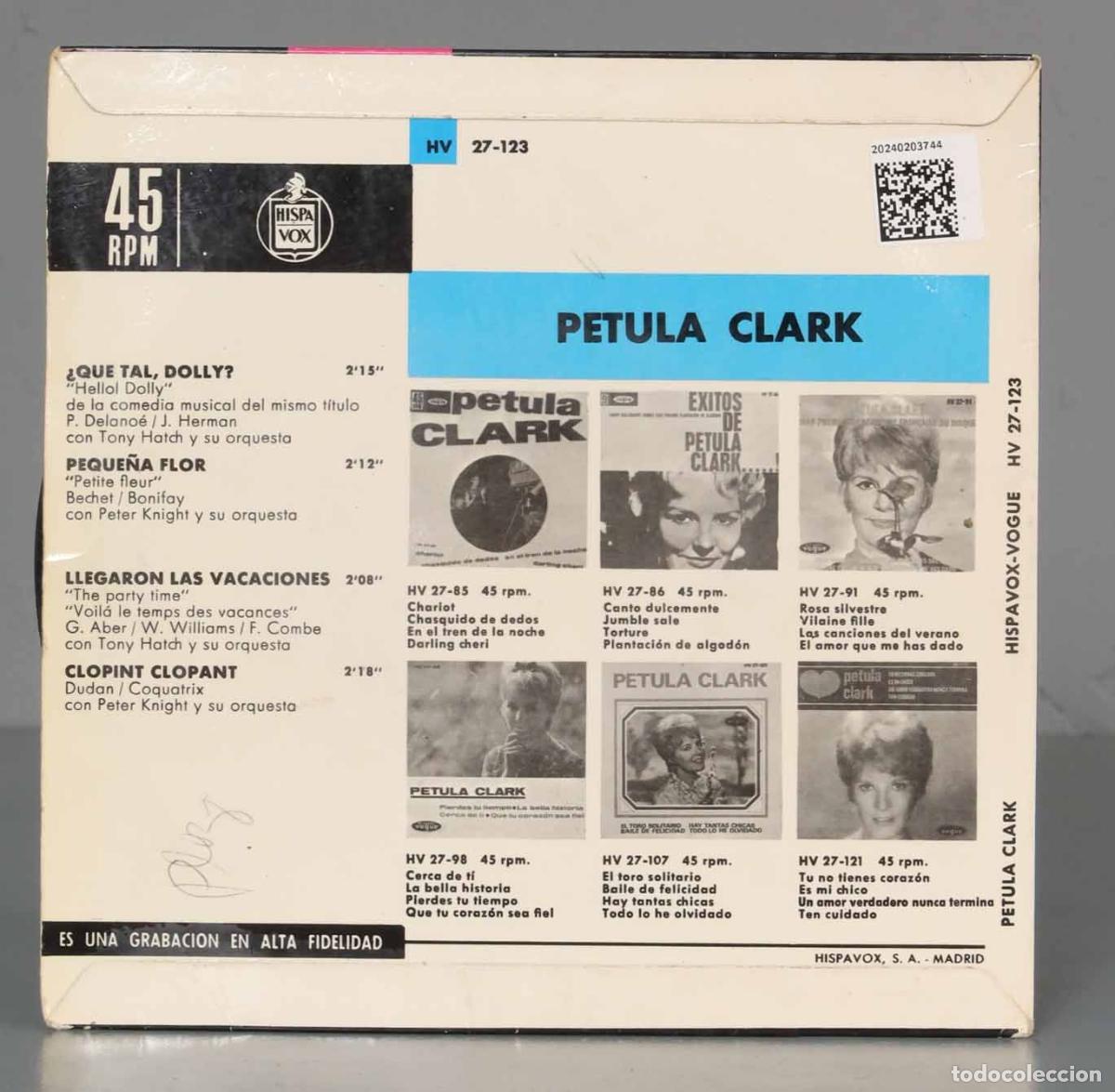 Discos de vinilo: EP. Petula Clark &ndash; Hello Dolly - Foto 2