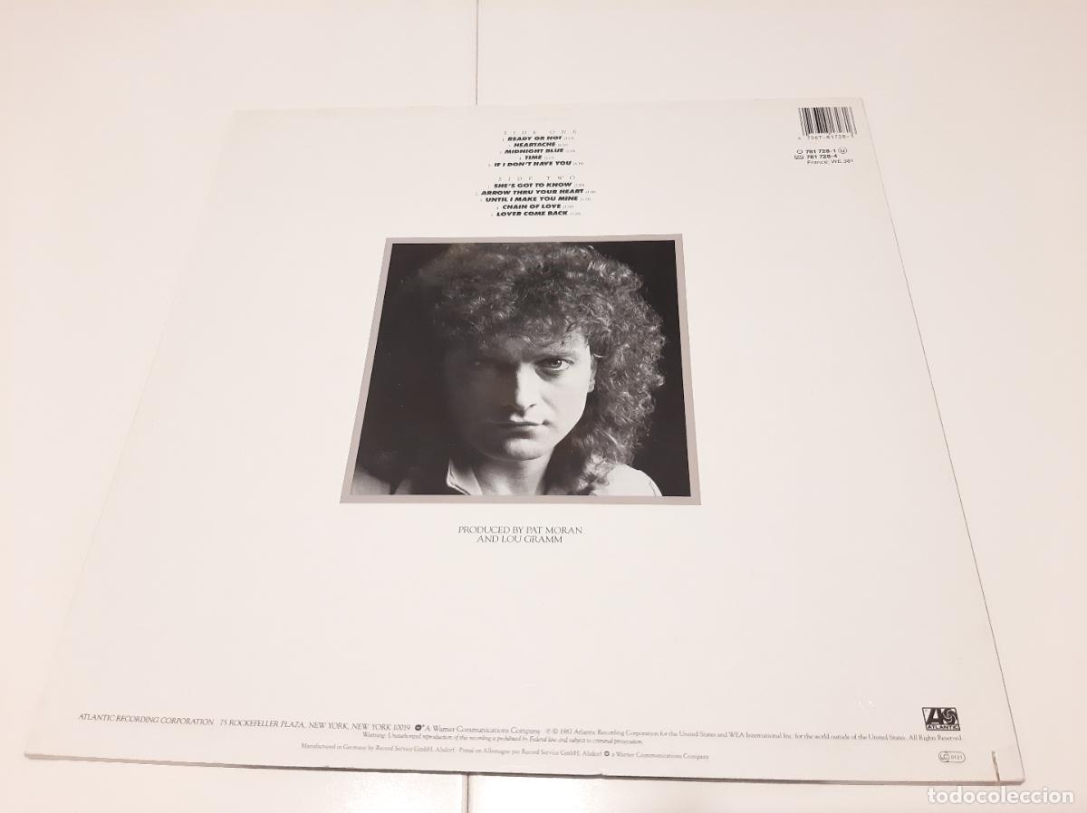 Discos de vinilo: LOU GRAMM -READY OR NOT- (1987) LP DISCO VINILO - Foto 2