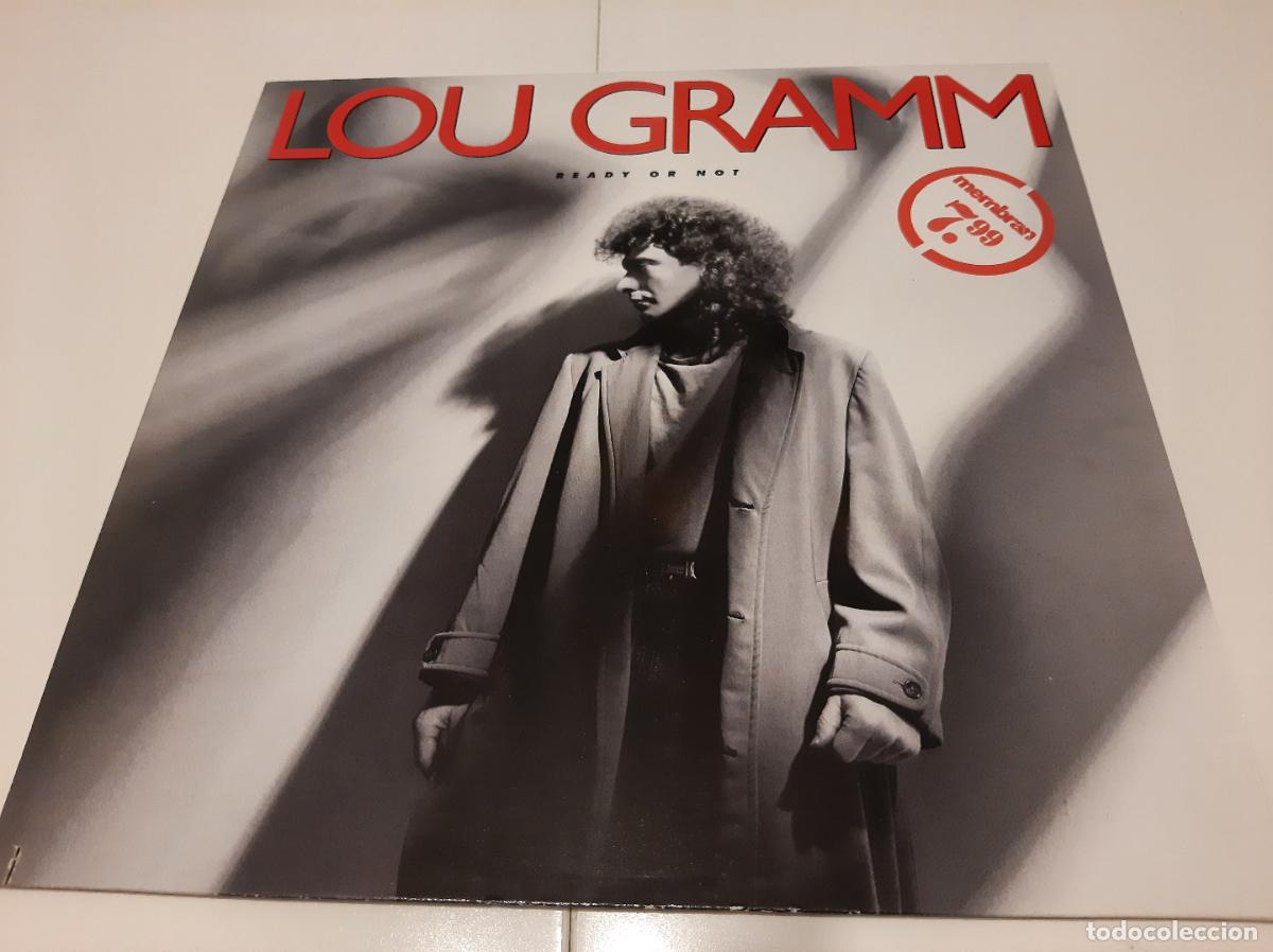 Discos de vinilo: LOU GRAMM -READY OR NOT- (1987) LP DISCO VINILO - Foto 1