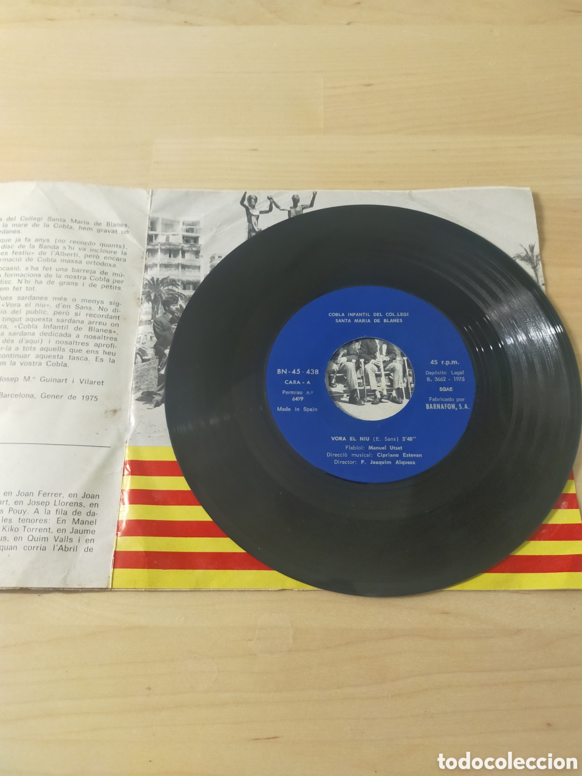Discos de vinilo: Vinilo single Cobla Infantil de Blanes - Foto 3