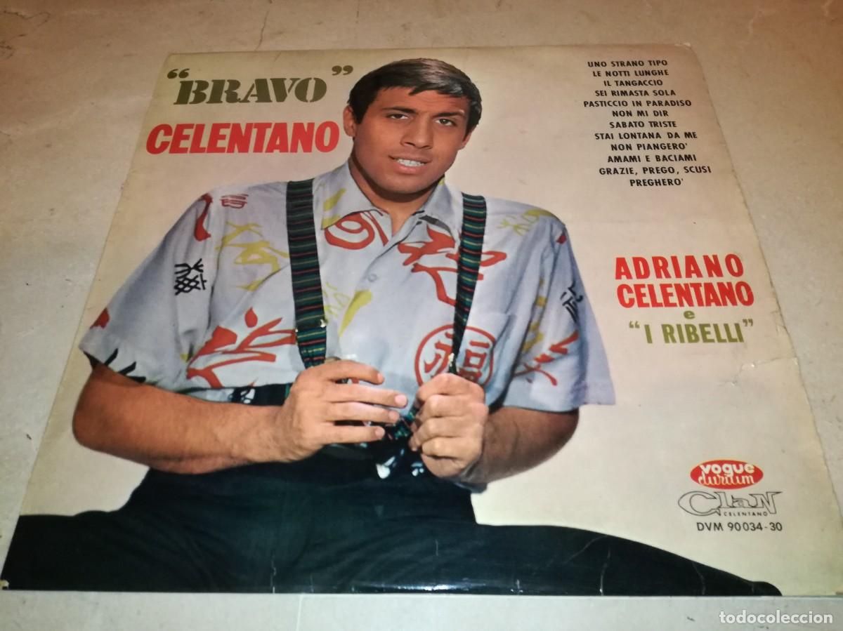 Discos de vinilo: ADRIANO CELENTANO E I RIBELLI-BRAVO CELENTANO - Foto 1
