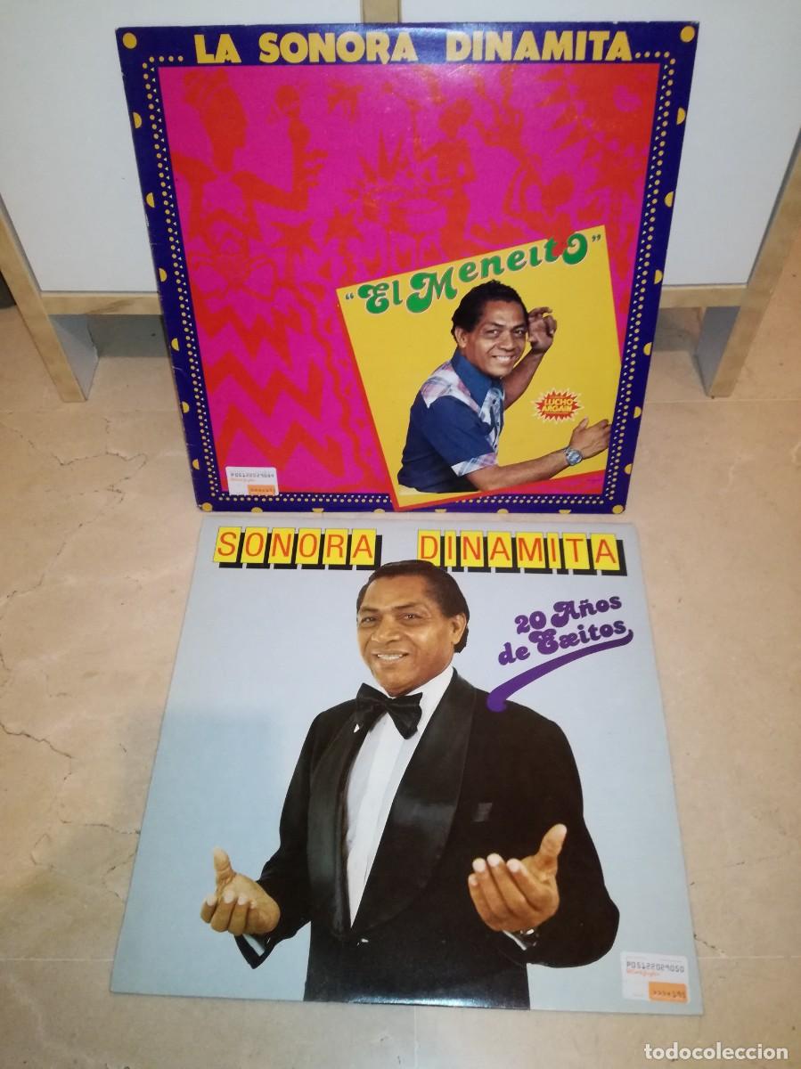 Vinyl records: LOTE DE 2 LPS DE LA SONORA DINAMITA-EL MENEITO Y 20 A&Ntilde;OS DE EXITOS-ORIGINAL ESPA&Ntilde;OLES 1981