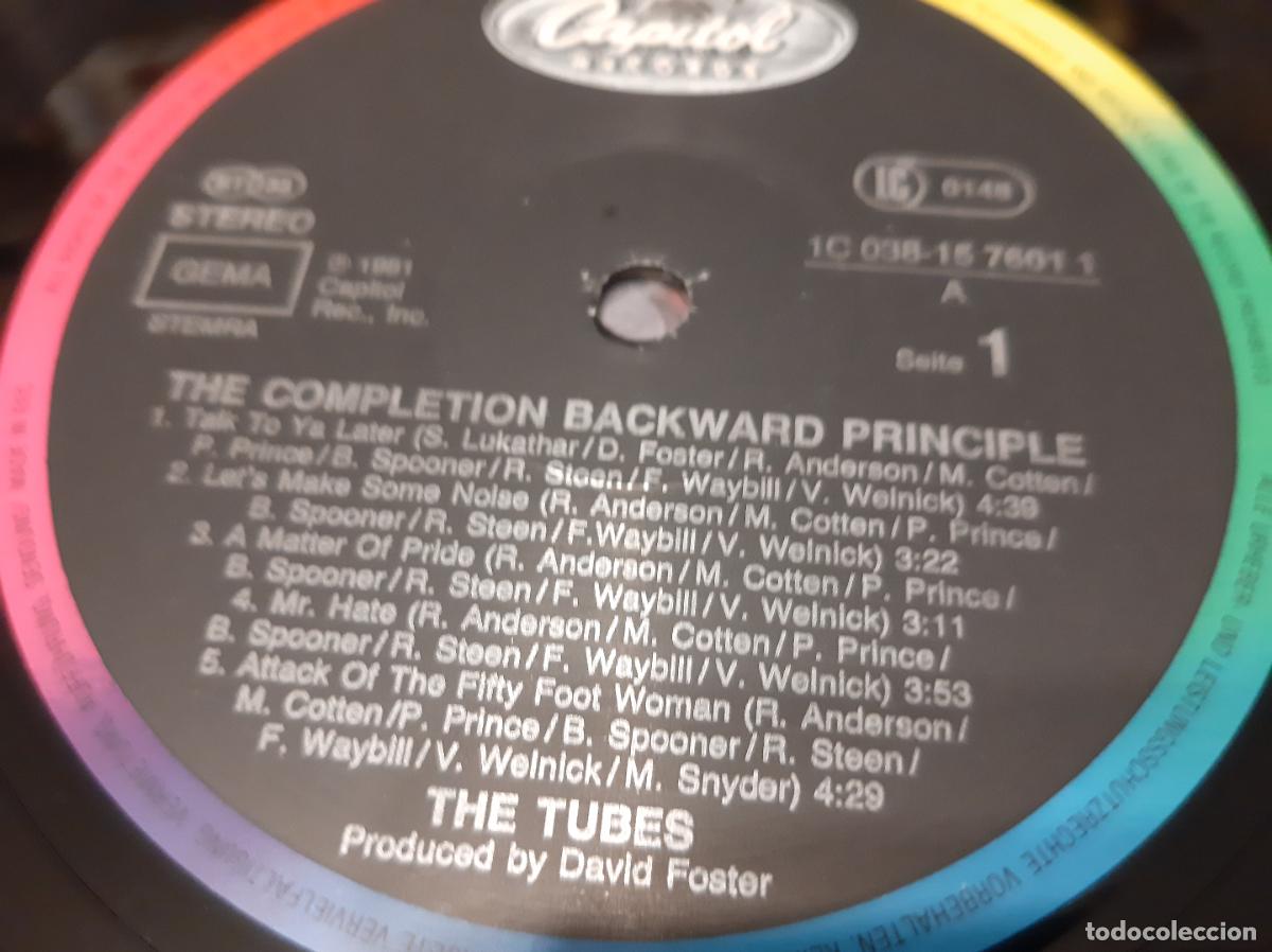 Discos de vinilo: TUBES -THE COMPLETION BACKWARD PRINCIPLE- (1985) LP DISCO VINILO - Foto 7