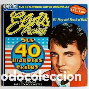 Discos de vinilo: Elvis Presley &lrm;&ndash; Sus 40 Mayores &Eacute;xitos - Foto 1